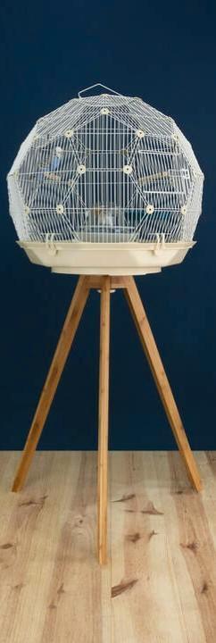 Geo 60 vogelkooi crème onderkant kooi is wit met poten, Dieren en Toebehoren, Vogels | Hokken en Kooien, Nieuw, Vogelkooi, Aluminium