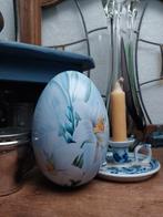 mooi blikken paasei met voorjaars bloemen erop, Ophalen of Verzenden, Zo goed als nieuw