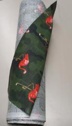 camouflagestof met flamingo's, Ophalen of Verzenden, 30 tot 120 cm, Katoen, Groen