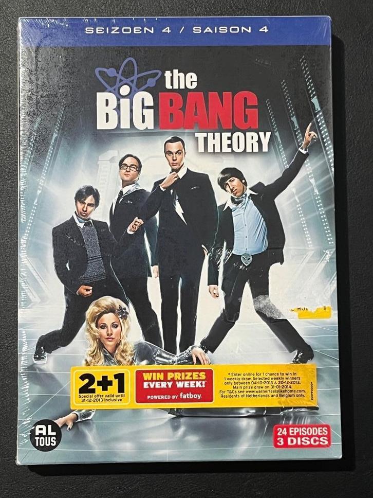 Big Bang Theory - Seizoen 4 - DVD nog in plastic, Cd's en Dvd's, Dvd's | Tv en Series, Nieuw in verpakking, Komedie, Alle leeftijden