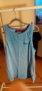 Superdry Tanktop - Blauw - Maat M, Ophalen of Verzenden, Zo goed als nieuw, Superdry, Maat 48/50 (M)