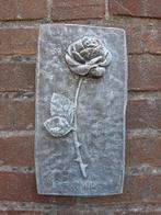 Roos wanddecoratie betonnen beeld tuinbeeld beton, Ophalen of Verzenden, Nieuw