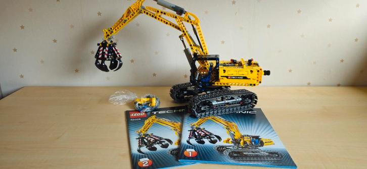 Lego 42006 kraan met knijper, Kinderen en Baby's, Speelgoed | Duplo en Lego, Zo goed als nieuw, Lego, Complete set, Ophalen of Verzenden