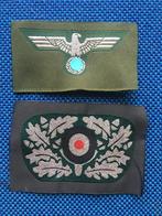 Schirmmütze crusher Wehrmacht Heer emblemen WO2, Verzamelen, Militaria | Tweede Wereldoorlog, Ophalen of Verzenden, Landmacht