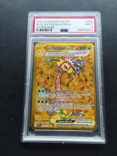 Exeggutor EX Holo Pokemon kaart Surging Sparks PSA9 mint, Hobby en Vrije tijd, Verzamelkaartspellen | Pokémon, Zo goed als nieuw