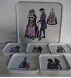 Villeroy & Boch Gebaksstel - Nederlandse Streekdrachten, Antiek en Kunst, Antiek | Wandborden en Tegels, Ophalen of Verzenden