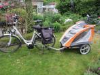 fiets aanhanger kinderen, Fietsen en Brommers, Fietsaccessoires | Aanhangers en Karren, Ophalen, Gebruikt, Opvouwbaar, 80 kg of meer