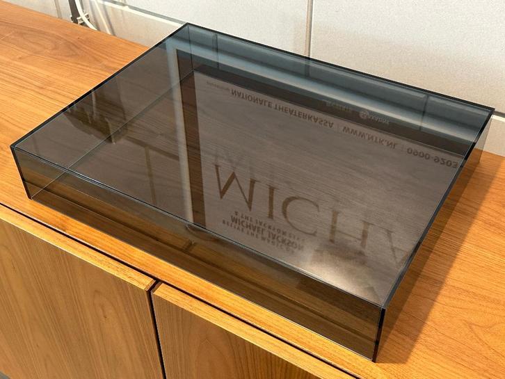 Nieuwe premium smoked stofkap Technics SL-110 & SL-1100, Audio, Tv en Foto, Platenspelers, Nieuw, Platenspeler-onderdeel, Technics