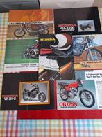 Set van 7 Honda Motorcycle folders jaren 70 en 80, Gelezen, Honda, Verzenden, Honda Motorcycles
