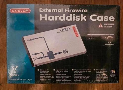Sitecom Firewire 2.5" IDE hardeschijf behuizing 9,5 mm, Computers en Software, Harde schijven, Nieuw, Laptop, Extern, HDD, Firewire