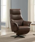Relaxfauteuil 3 motorig, Ophalen, Minder dan 75 cm, Nieuw, Leer