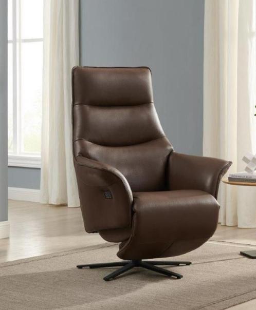 Relaxfauteuil 3 motorig, Huis en Inrichting, Fauteuils, Nieuw, Leer, 75 tot 100 cm, Minder dan 75 cm, Ophalen