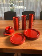 Mepal Rosti melamine servies bordeaux, Ophalen, Gebruikt
