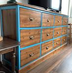 Vintage apothekerskast met blauwe accenten!, Ophalen