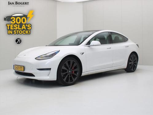 Tesla Model 3 Performance AWD 486pk 75 kWh [ AUTOPILOT+530KM, Auto's, Tesla, Bedrijf, Te koop, Model 3, 4x4, ABS, Achteruitrijcamera
