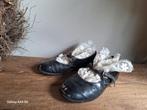 Vintage leren kinderschoentjes, Antiek en Kunst, Antiek | Kleding en Accessoires, Ophalen of Verzenden