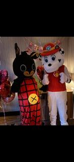 Huur een van onze Bing of Marshall mascottes voor jouw feest, Hobby en Vrije tijd, Feestartikelen | Verhuur, Ophalen, Zo goed als nieuw