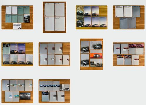 65 x Audi 80, 100, A3, A4 en A6 folders, Boeken, Auto's | Folders en Tijdschriften, Gelezen, Audi, Ophalen
