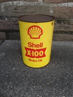 Vintage blik Shell X-100 Motor Oil, Verzamelen, Nieuw, Overige typen, Ophalen of Verzenden