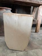 Keramische pot, Tuin en Terras, Bloempotten, Ophalen, Rond, Zo goed als nieuw, Minder dan 40 cm