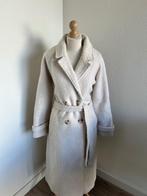 King Louie maat 44 creme witte teddy lange jas 2608, Kleding | Dames, Jassen | Winter, Wit, Maat 42/44 (L), Ophalen of Verzenden