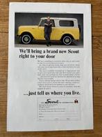 International Scout originele advertenties diverse, Ophalen of Verzenden, Gebruikt, Overige typen