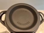 Cousances Doufeu 22 cm mat zwart, gebruikte staat, Gebruikt, Gietijzer, Ophalen of Verzenden, Keramische plaat