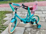 Kinderfiets met zijwieltjes butterfly nogan 14 inch, Fietsen en Brommers, Fietsen | Kinderfietsjes, Ophalen, Zijwieltjes, Nogan