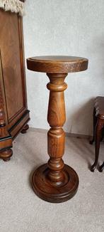 eikenhouten plantentafel hoog, Huis en Inrichting, Woonaccessoires | Zuilen en Pilaren, Ophalen, Gebruikt