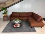 GRATIS LEVERING Hoekbank Cognac 290x215 GEREINIGD, Huis en Inrichting, Banken | Bankstellen, 250 tot 300 cm, Stof, Hoekbank, Ophalen of Verzenden