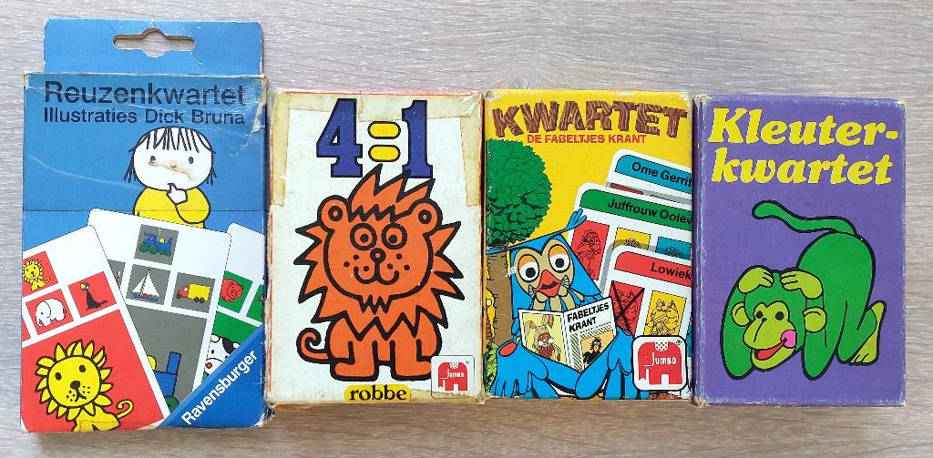 Kwartet, Verzamelen, Speelkaarten, Jokers en Kwartetten, Ophalen, Gebruikt, Kwartet(ten)