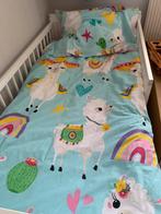Dekbedovertrek alpaca’s + dekbed en kussen, Ophalen, Meisje, Dekbedovertrek, Zo goed als nieuw