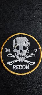 Patch , RECON PATCH , Black Ops , Deaths Head Skull , MACV S, Verzamelen, Militaria | Algemeen, Ophalen of Verzenden, Luchtmacht