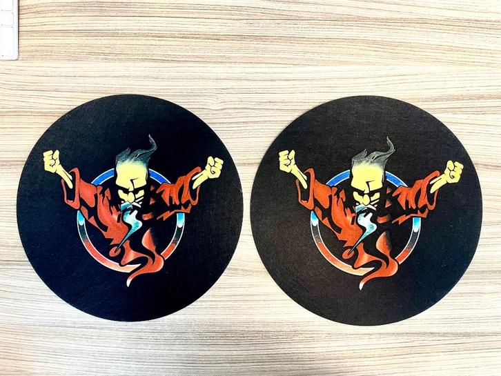2 Originele ID&T / Thunderdome / Hardcore Vinyl Slipmatten, Verzamelen, Muziek, Artiesten en Beroemdheden, Nieuw, Gebruiksvoorwerp