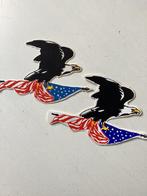2 stickers adelaar en Amerikaanse vlag, Overige typen, Zo goed als nieuw, Verzenden