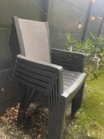 5 Tuinstoelen - Kunststof, Tuin en Terras, Tuinstoelen, Ophalen, Gebruikt, Kunststof, Stapelbaar