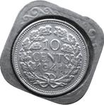 Nederland 5 cent 1929 met ingelegde 10 cent 1941 (curieus), Postzegels en Munten, Koningin Wilhelmina, Ophalen of Verzenden