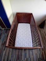 Ledikant, 3 moltons, 6 hoeslakens *GRATIS*, Ophalen, Gebruikt, Minder dan 140 cm, Matras