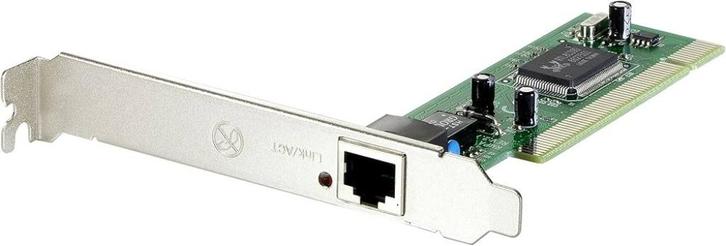 LevelOne FNC-0109TX-V4 Fast Ethernet PCI Adapter, Computers en Software, Netwerkkaarten, Gebruikt, Ophalen of Verzenden