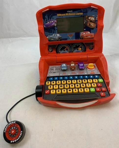 VTech Disney Cars Bliksem Lightning McQueen computer laptop, Kinderen en Baby's, Speelgoed | Vtech, Zo goed als nieuw, 6 jaar of ouder