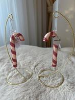 Kerst ornament zuurstok Bijenkorf glas kerstbal vondels, Ophalen of Verzenden, Nieuw