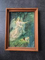 Prent/schilderij   bescherm engel met kind, Antiek en Kunst, Ophalen of Verzenden