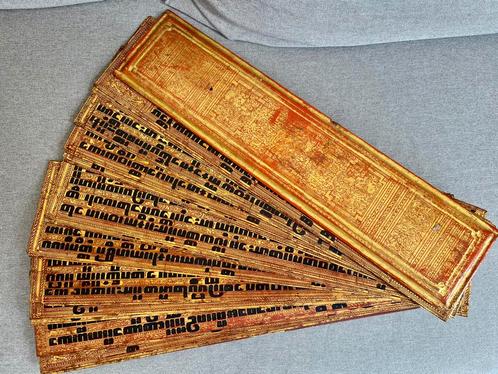 Kamavacca Birma Buddist Manuscript, Antiek en Kunst, Kunst | Niet-Westerse kunst, Ophalen of Verzenden