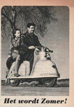 Retro reclame 1954 Goggo scooter brommer Groningen, Verzenden, Overige typen