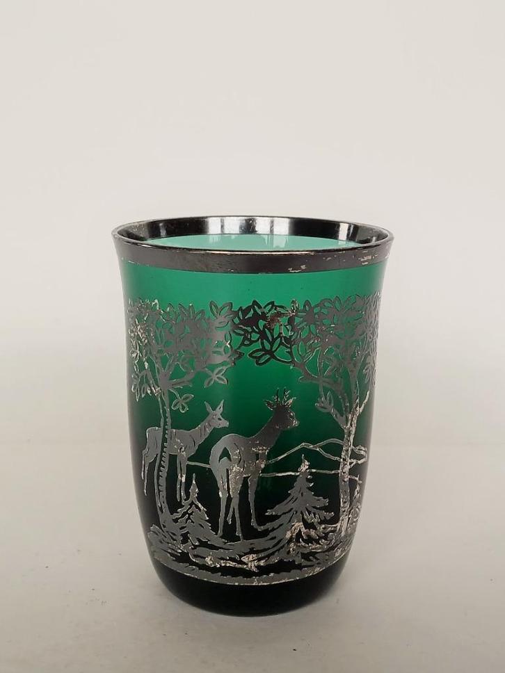 Bruidsbeker Theresienthal Gebrüder Deyhle, Antiek en Kunst, Antiek | Glas en Kristal, Ophalen of Verzenden