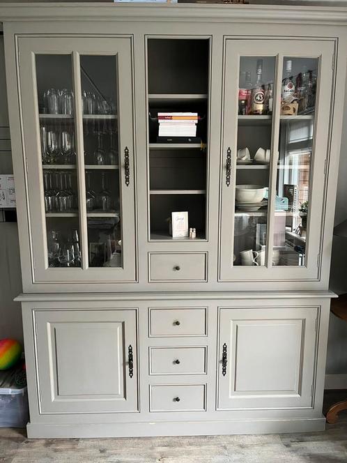 Buffetkast grijs 1,85x2,40x44, Huis en Inrichting, Kasten | Buffetkasten, Gebruikt, 200 cm of meer, 150 tot 200 cm, 25 tot 50 cm