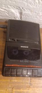 Vintage ERRES CASSETTE RECORDER Type TR2608/08., Audio, Tv en Foto, Cassettedecks, Overige merken, Ophalen of Verzenden, Enkel