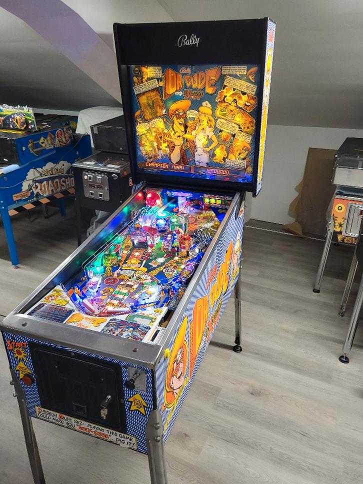 Dr. Dude, Verzamelen, Automaten | Flipperkasten, Gebruikt, Elektronisch, Flipperkast, Bally, Ophalen of Verzenden