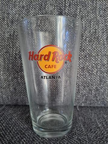 Hard Rock Cafe Atlanta Glas logo pint beschikbaar voor biedingen