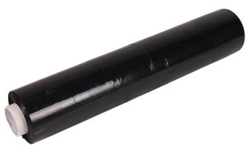 Rol HANDWIKKELFOLIE / inpakfolie 300 meter ZWART 20my beschikbaar voor biedingen